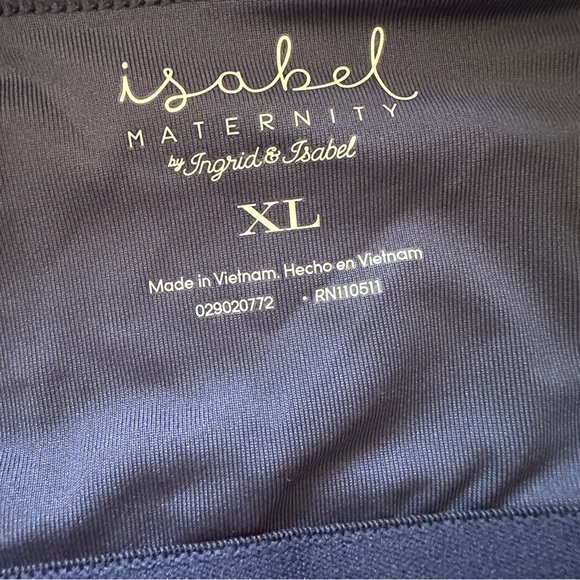 Isabel Maternity by Ingrid & Isabel Midnight Sky Active Tank Built In Shelf Bra - Picture 5 of 5